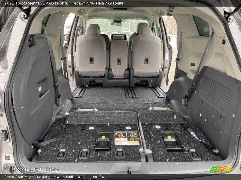 Predawn Gray Mica / Graphite 2021 Toyota Sienna LE AWD Hybrid