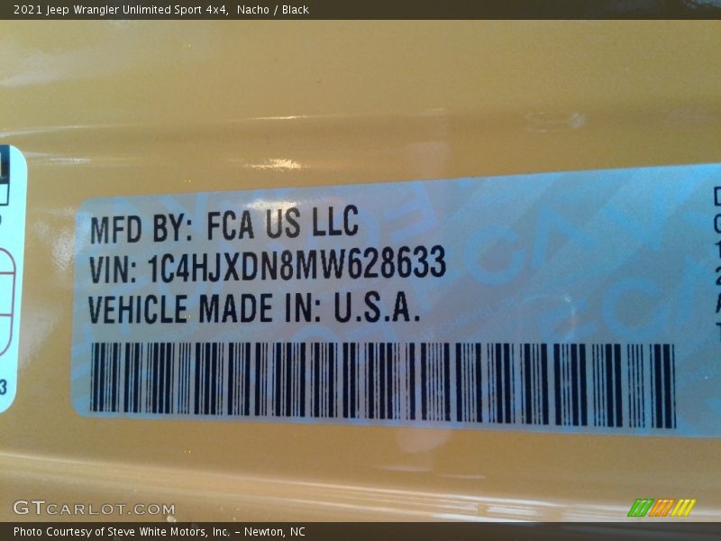 Nacho / Black 2021 Jeep Wrangler Unlimited Sport 4x4