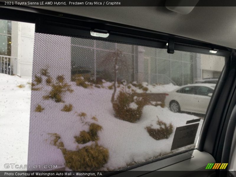 Predawn Gray Mica / Graphite 2021 Toyota Sienna LE AWD Hybrid
