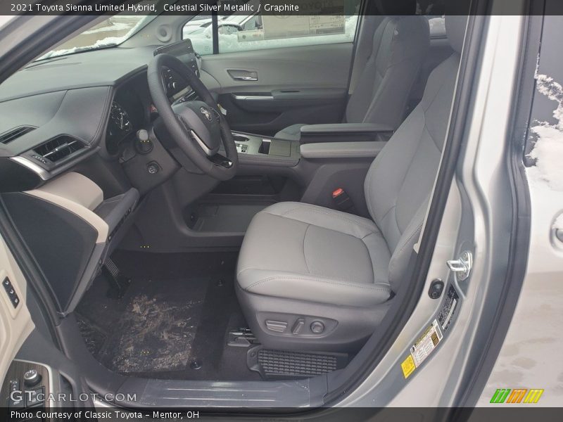 Celestial Silver Metallic / Graphite 2021 Toyota Sienna Limited Hybrid