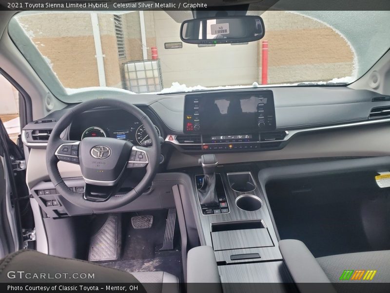 Celestial Silver Metallic / Graphite 2021 Toyota Sienna Limited Hybrid