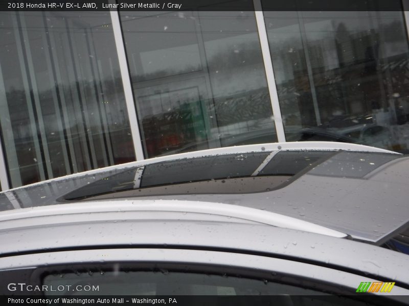 Lunar Silver Metallic / Gray 2018 Honda HR-V EX-L AWD