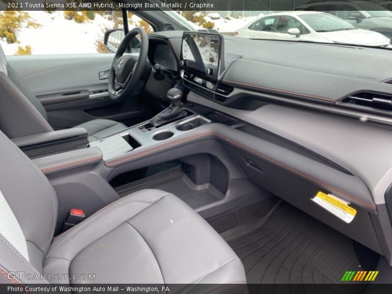 Midnight Black Metallic / Graphite 2021 Toyota Sienna XSE AWD Hybrid