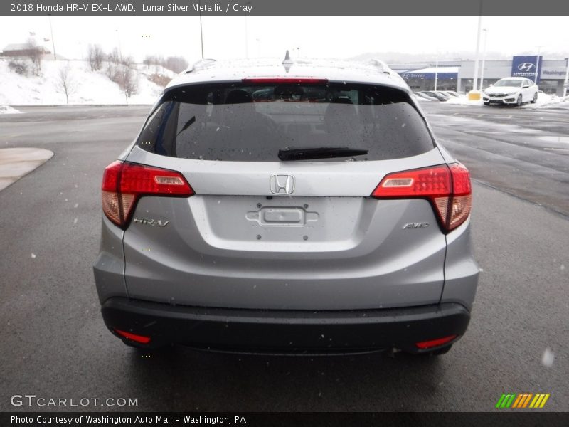Lunar Silver Metallic / Gray 2018 Honda HR-V EX-L AWD