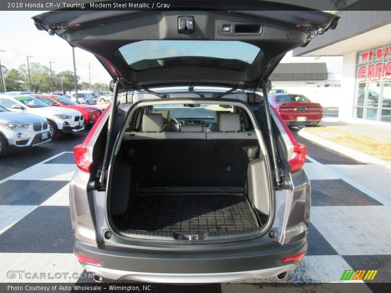 Modern Steel Metallic / Gray 2018 Honda CR-V Touring