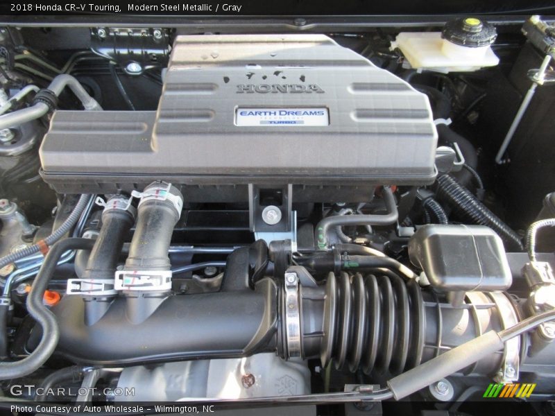 Modern Steel Metallic / Gray 2018 Honda CR-V Touring