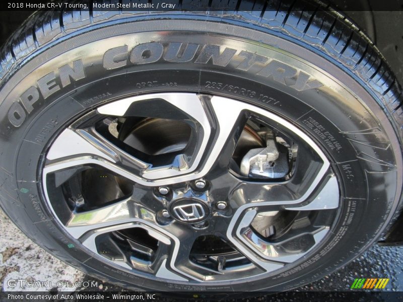 Modern Steel Metallic / Gray 2018 Honda CR-V Touring