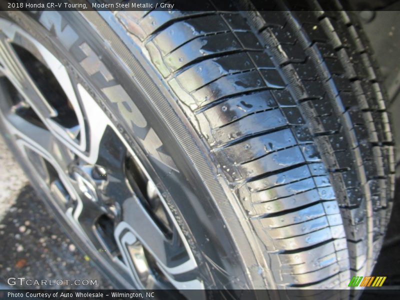 Modern Steel Metallic / Gray 2018 Honda CR-V Touring