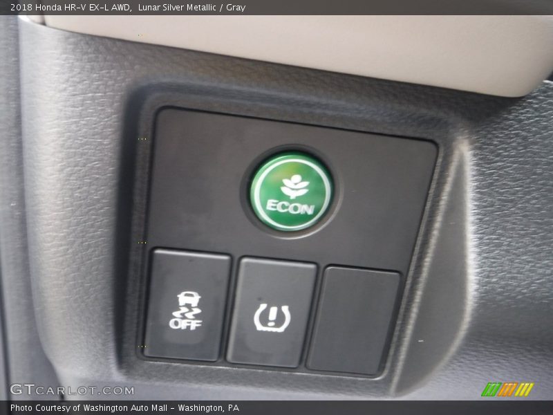 Lunar Silver Metallic / Gray 2018 Honda HR-V EX-L AWD