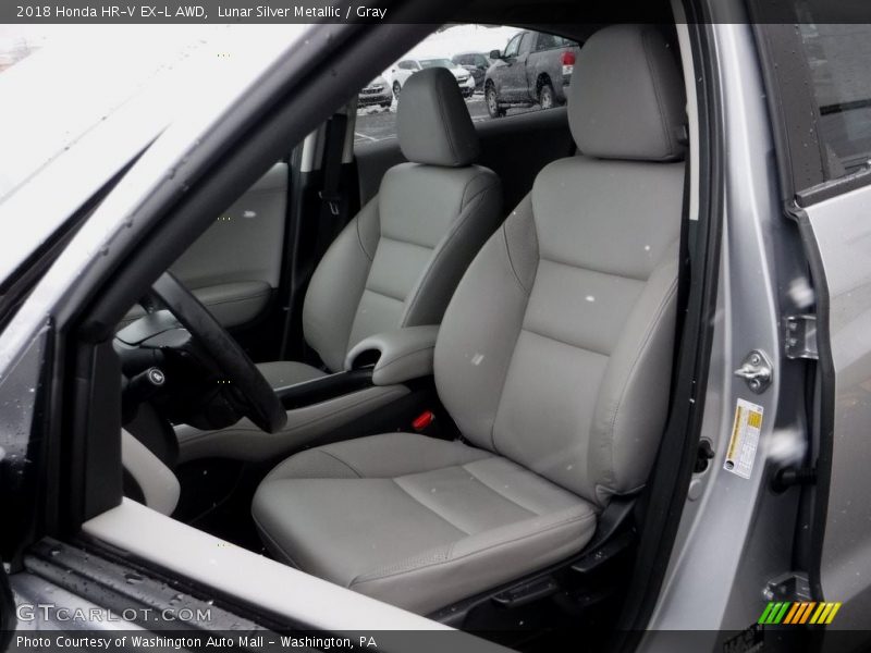 Lunar Silver Metallic / Gray 2018 Honda HR-V EX-L AWD