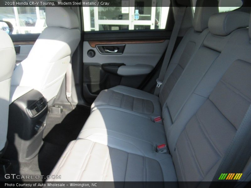 Modern Steel Metallic / Gray 2018 Honda CR-V Touring