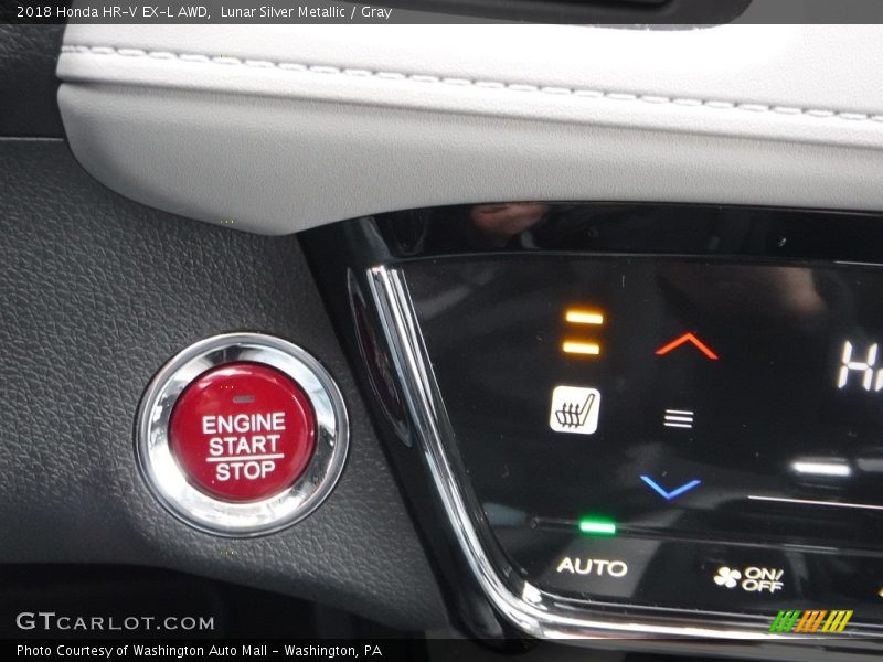Lunar Silver Metallic / Gray 2018 Honda HR-V EX-L AWD