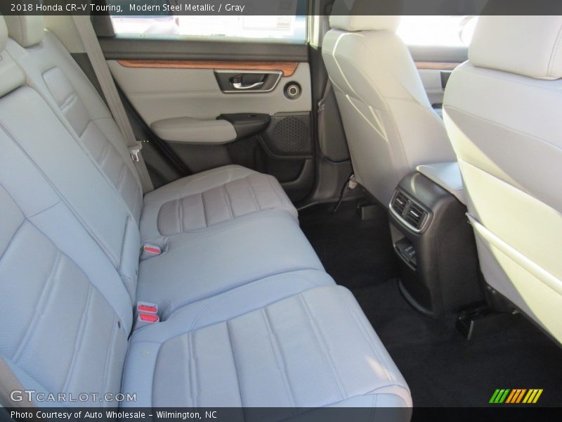 Modern Steel Metallic / Gray 2018 Honda CR-V Touring