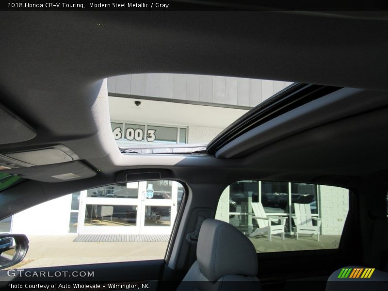 Modern Steel Metallic / Gray 2018 Honda CR-V Touring