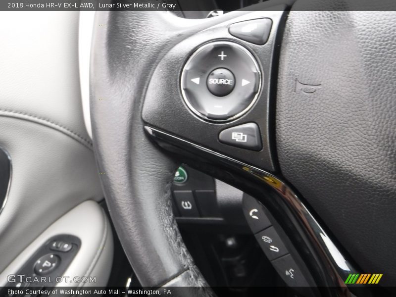 Lunar Silver Metallic / Gray 2018 Honda HR-V EX-L AWD