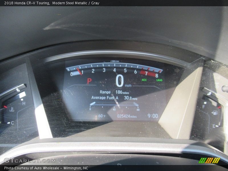 Modern Steel Metallic / Gray 2018 Honda CR-V Touring