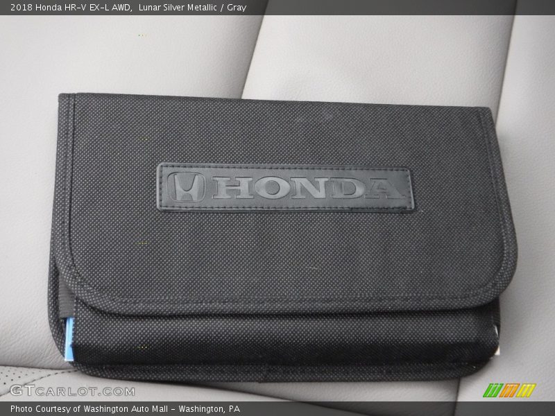 Lunar Silver Metallic / Gray 2018 Honda HR-V EX-L AWD