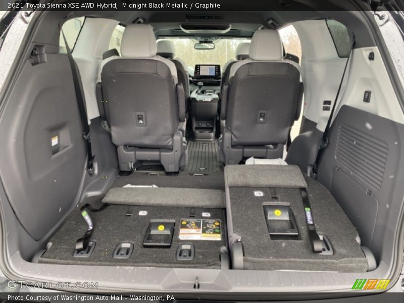 Midnight Black Metallic / Graphite 2021 Toyota Sienna XSE AWD Hybrid