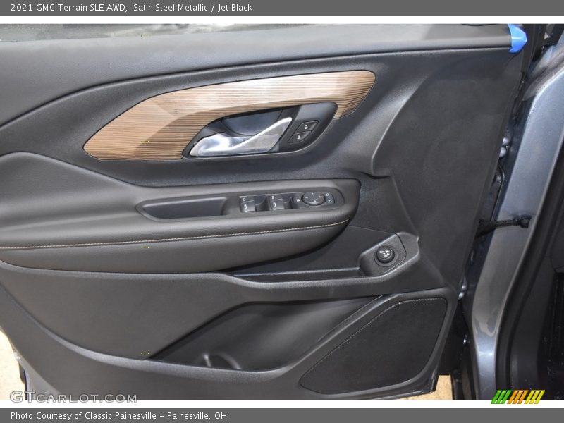 Satin Steel Metallic / Jet Black 2021 GMC Terrain SLE AWD
