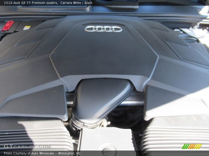 Carrara White / Black 2019 Audi Q8 55 Premium quattro