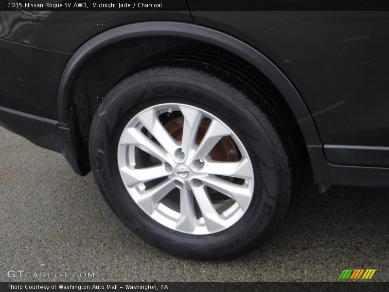 Midnight Jade / Charcoal 2015 Nissan Rogue SV AWD