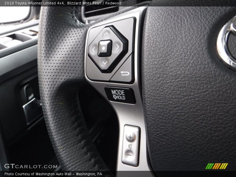Blizzard White Pearl / Redwood 2019 Toyota 4Runner Limited 4x4