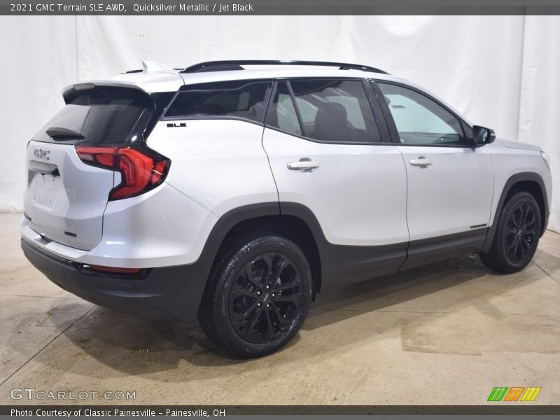 Quicksilver Metallic / Jet Black 2021 GMC Terrain SLE AWD