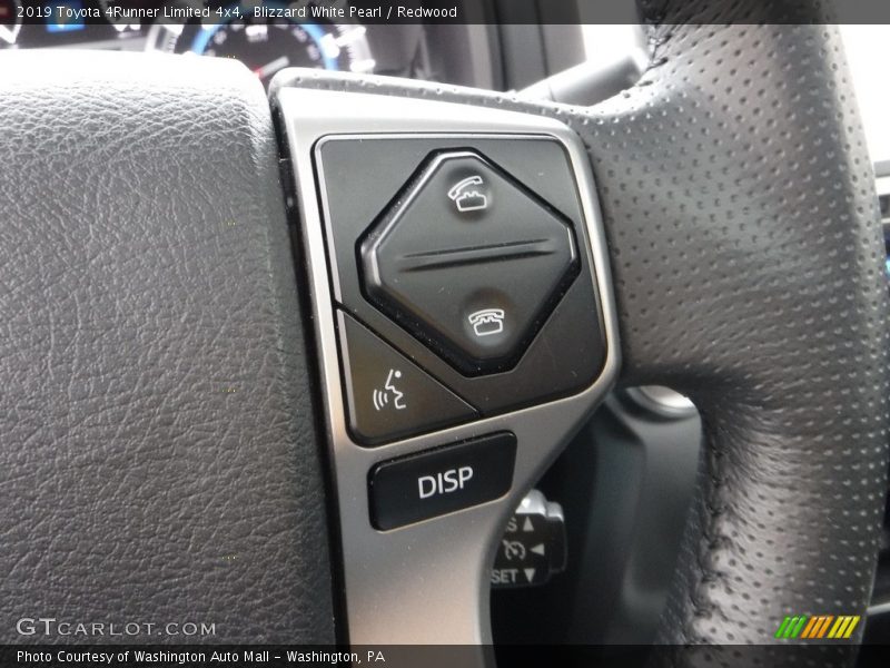 Blizzard White Pearl / Redwood 2019 Toyota 4Runner Limited 4x4