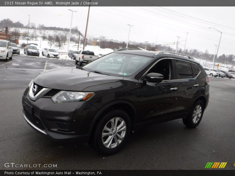 Midnight Jade / Charcoal 2015 Nissan Rogue SV AWD
