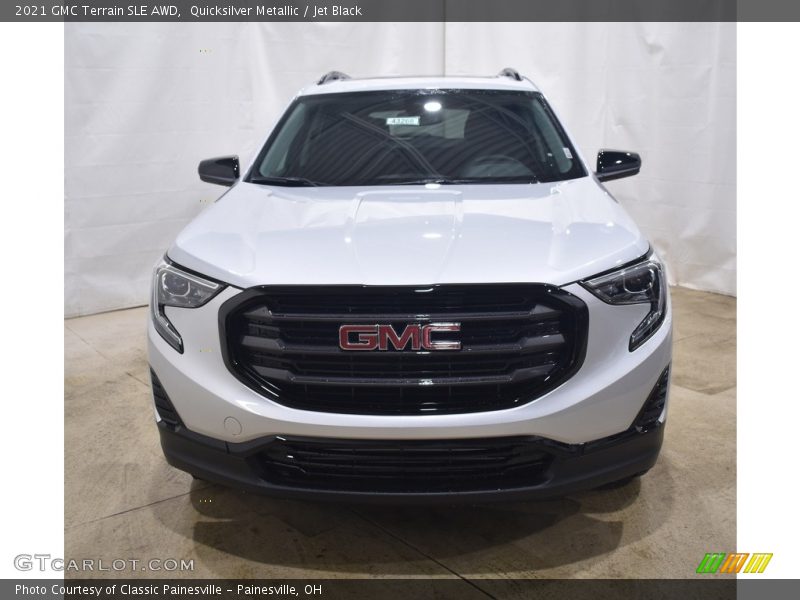 Quicksilver Metallic / Jet Black 2021 GMC Terrain SLE AWD