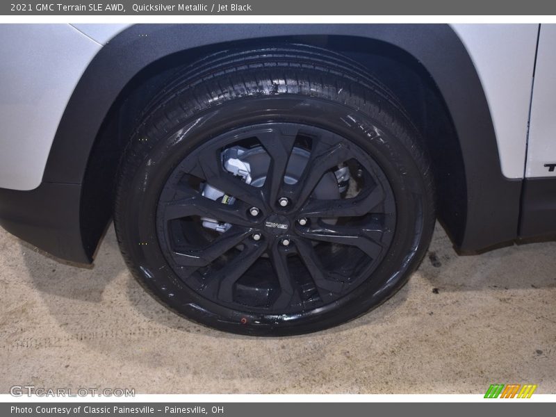 Quicksilver Metallic / Jet Black 2021 GMC Terrain SLE AWD