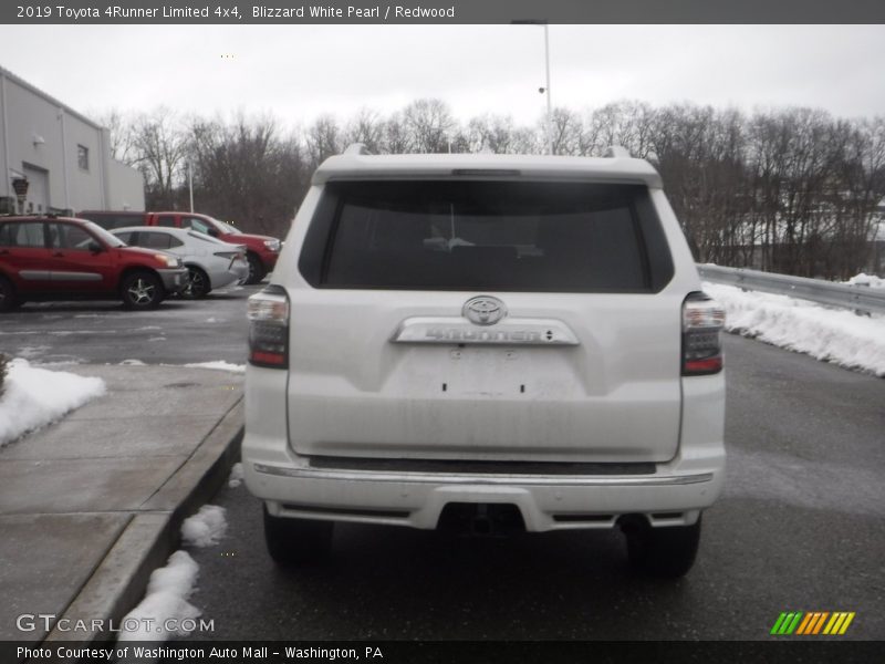 Blizzard White Pearl / Redwood 2019 Toyota 4Runner Limited 4x4