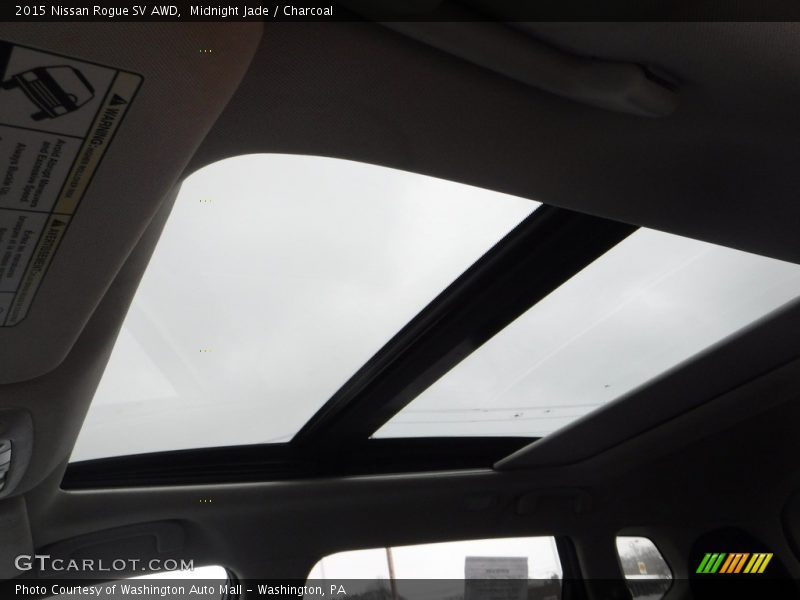 Midnight Jade / Charcoal 2015 Nissan Rogue SV AWD