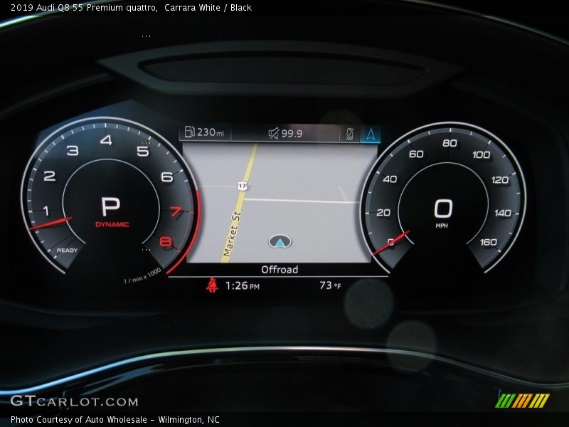 Carrara White / Black 2019 Audi Q8 55 Premium quattro