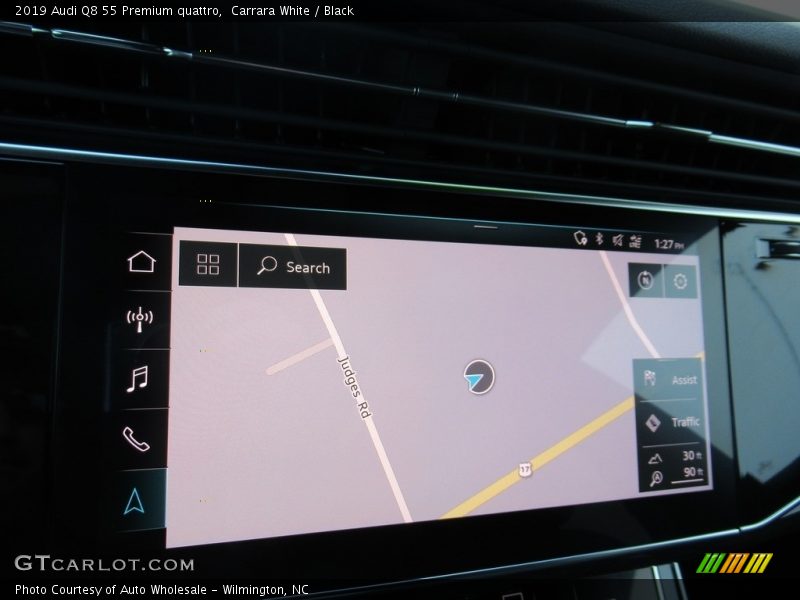 Carrara White / Black 2019 Audi Q8 55 Premium quattro