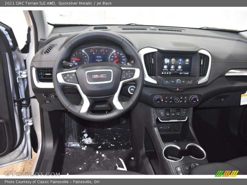 Quicksilver Metallic / Jet Black 2021 GMC Terrain SLE AWD