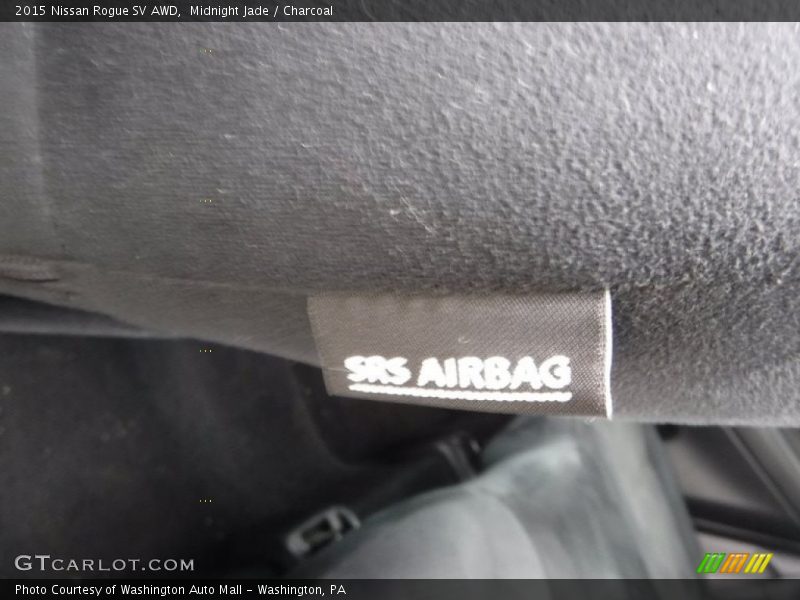 Midnight Jade / Charcoal 2015 Nissan Rogue SV AWD