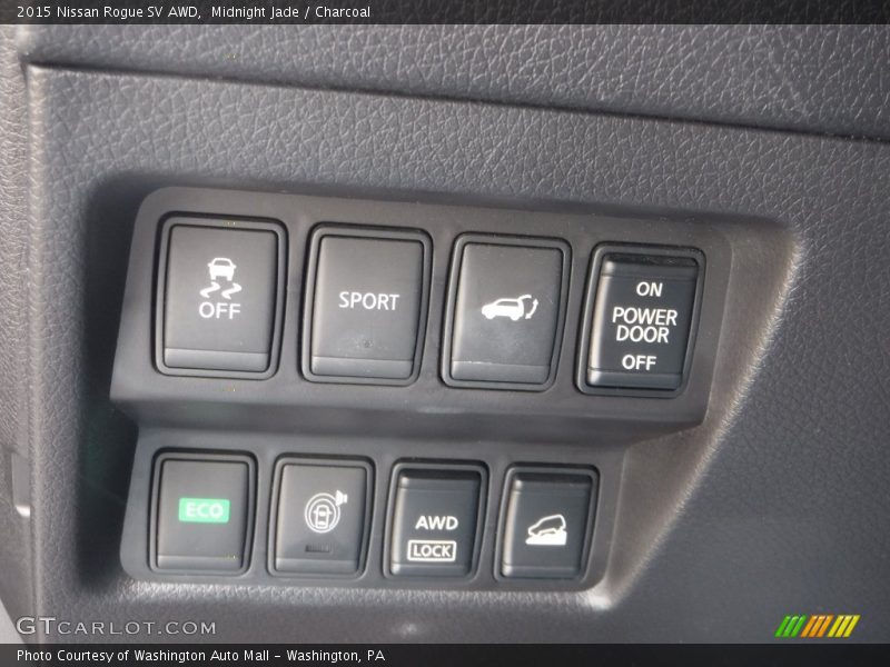 Midnight Jade / Charcoal 2015 Nissan Rogue SV AWD