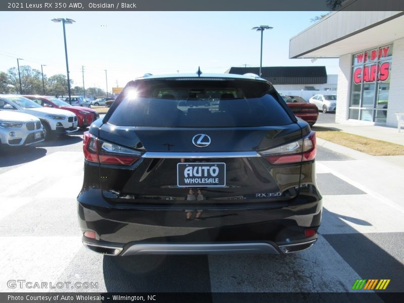Obsidian / Black 2021 Lexus RX 350 AWD