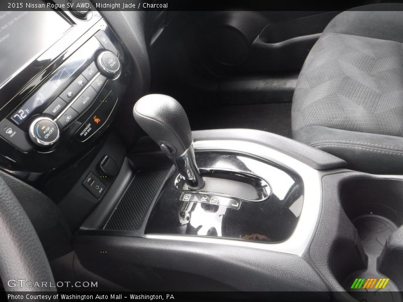 Midnight Jade / Charcoal 2015 Nissan Rogue SV AWD