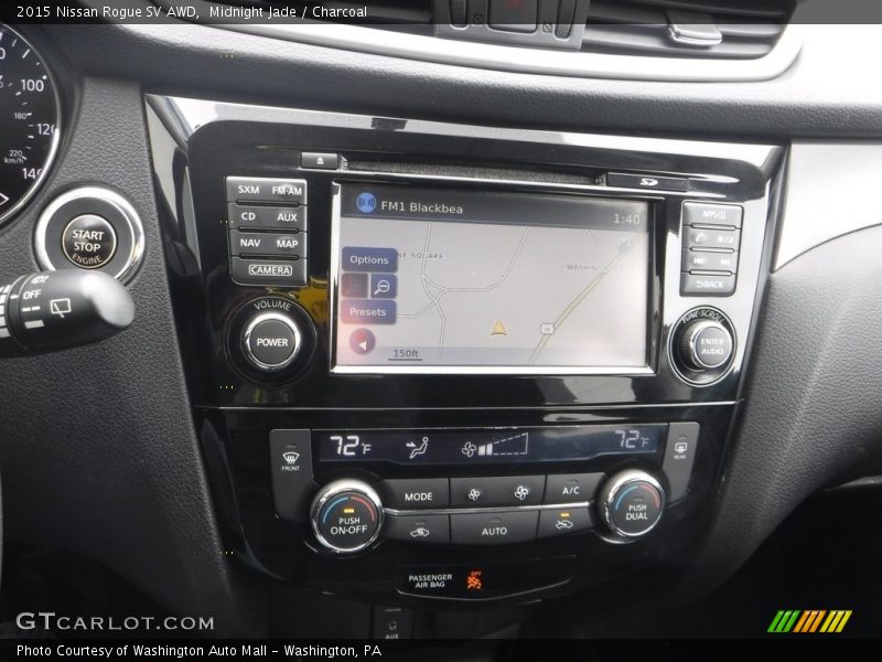 Midnight Jade / Charcoal 2015 Nissan Rogue SV AWD