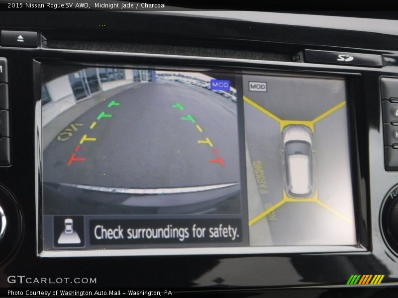 Midnight Jade / Charcoal 2015 Nissan Rogue SV AWD