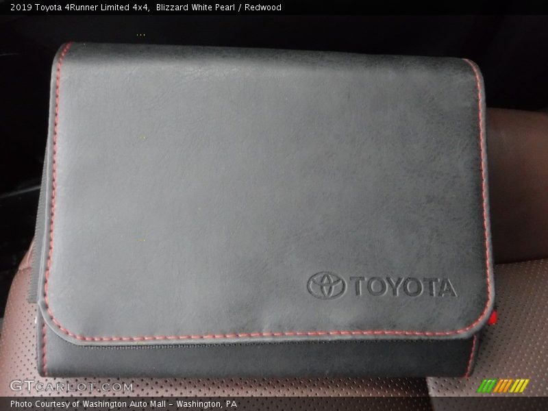 Blizzard White Pearl / Redwood 2019 Toyota 4Runner Limited 4x4