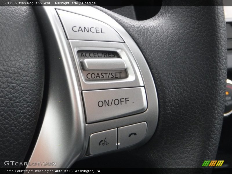 Midnight Jade / Charcoal 2015 Nissan Rogue SV AWD