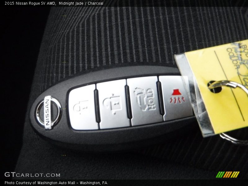 Midnight Jade / Charcoal 2015 Nissan Rogue SV AWD
