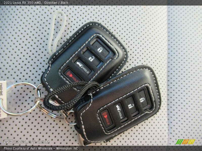 Obsidian / Black 2021 Lexus RX 350 AWD