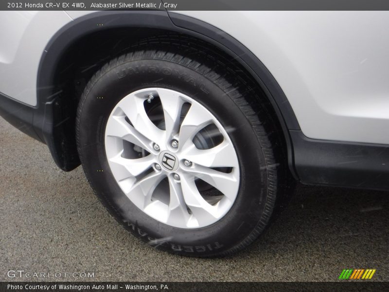 Alabaster Silver Metallic / Gray 2012 Honda CR-V EX 4WD