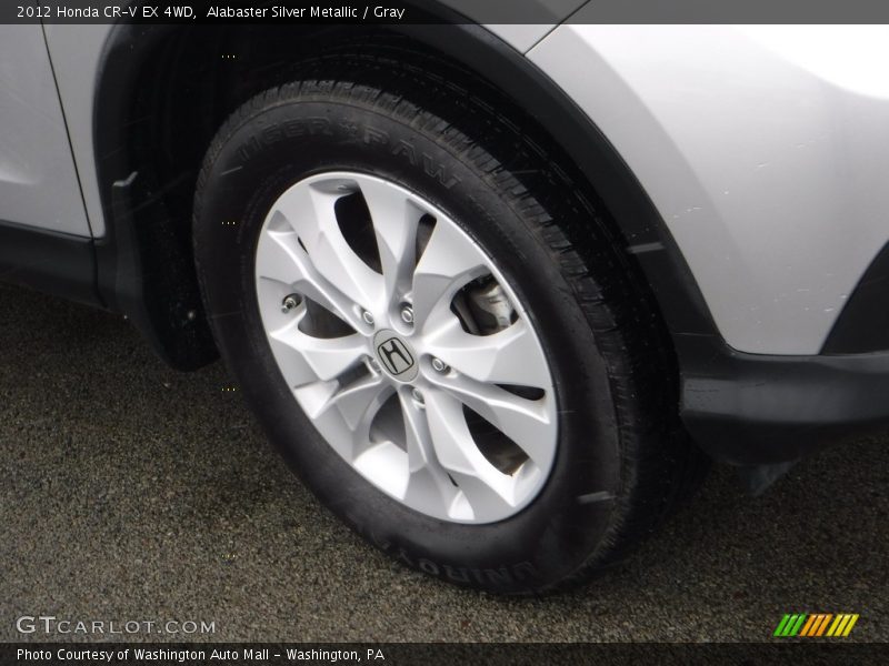 Alabaster Silver Metallic / Gray 2012 Honda CR-V EX 4WD
