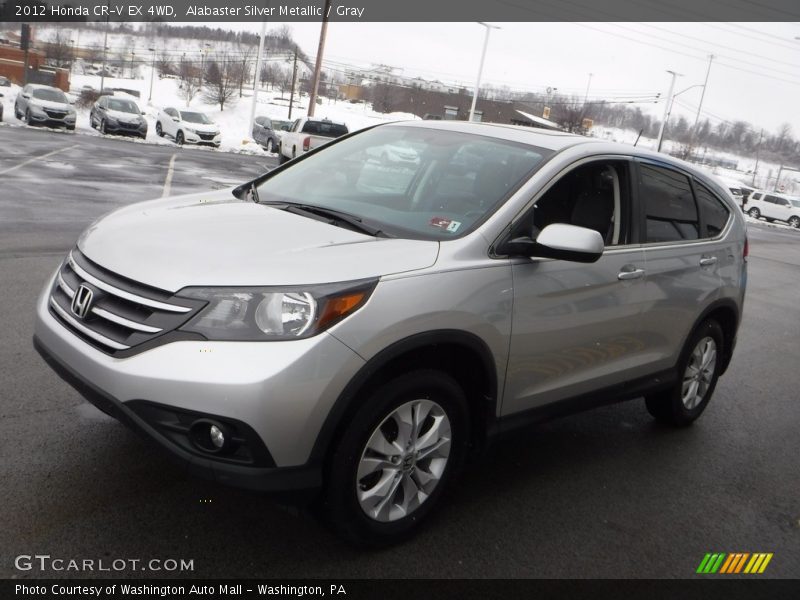 Alabaster Silver Metallic / Gray 2012 Honda CR-V EX 4WD
