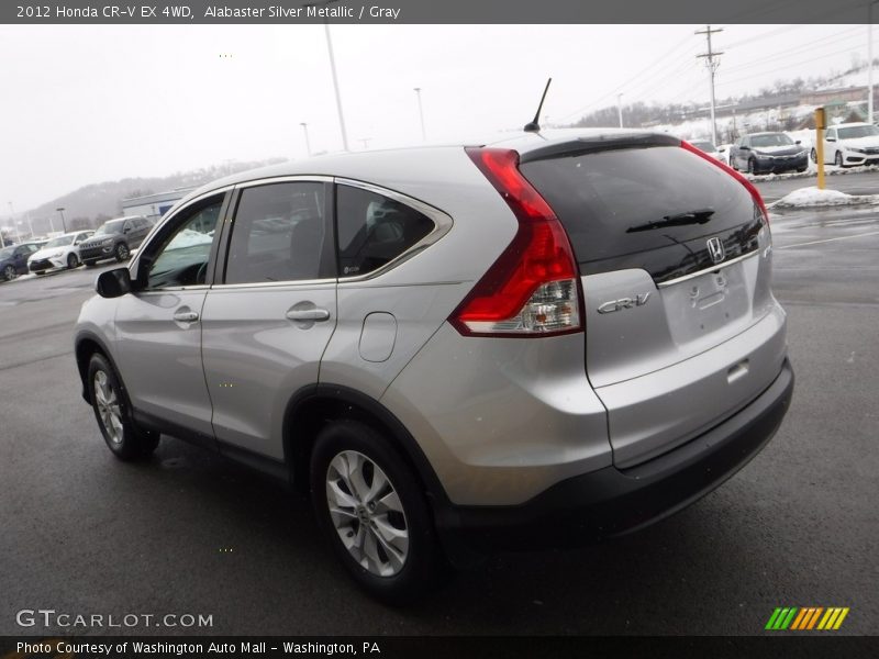 Alabaster Silver Metallic / Gray 2012 Honda CR-V EX 4WD